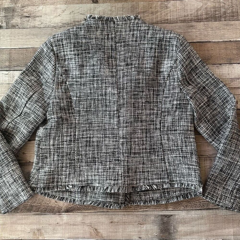 🍂NWT Anthropologie Maeve Double-Breasted Tweed Jacket | Size 12 - Picture 6 of 11